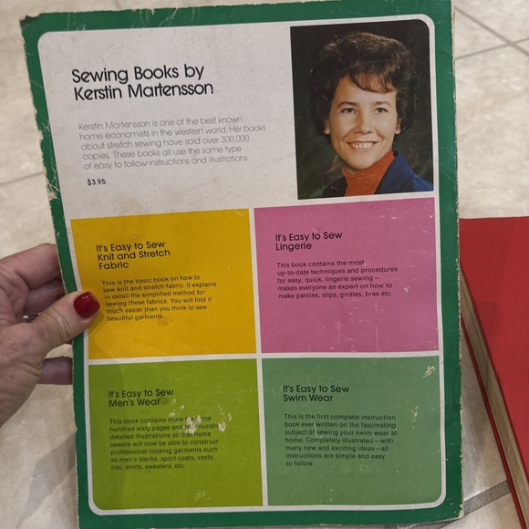 VTG It's Easy To Sew Knit And Stretch Fabric 1977 & Complete Book Of Sewing 1972 - Picture 11 of 12